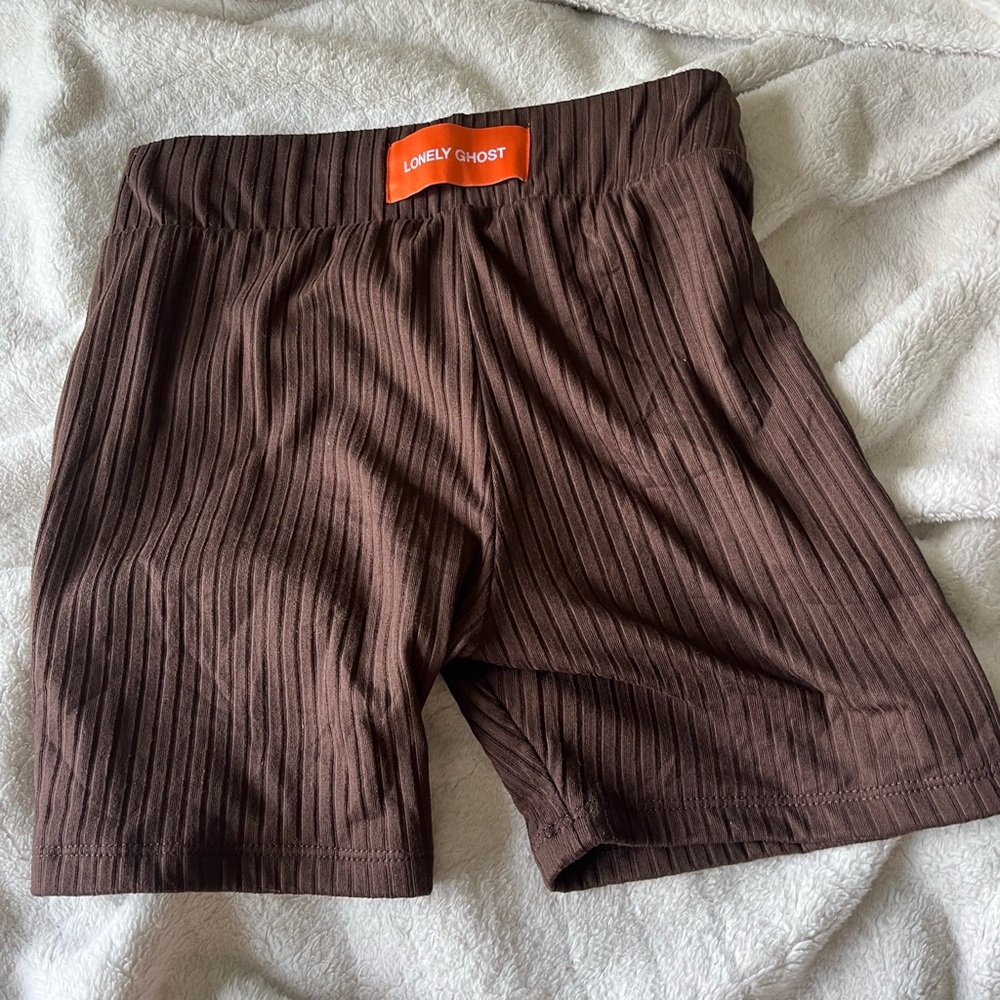 Lonely ghost biker shorts
